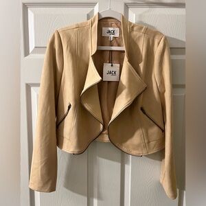 Jack by BB Dakota Tan Bomber Jacket NWT